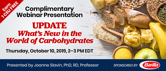 Webinar: Update on Carbs