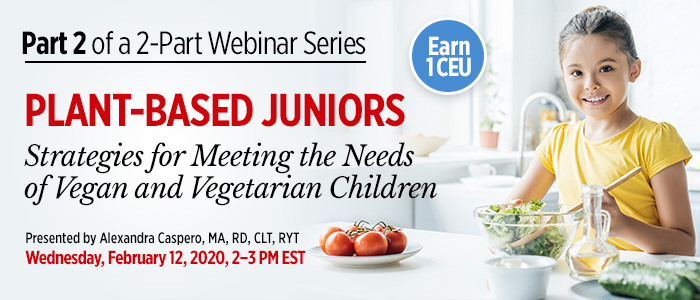 Webinar: Strategies for Plant-Based Juniors