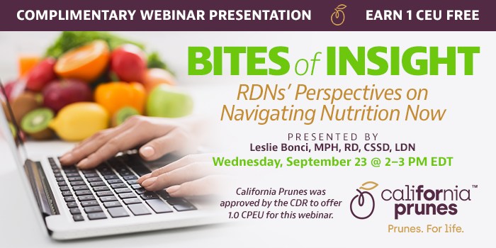 Complimentary Webinar on Nutrition in a Pandemic World